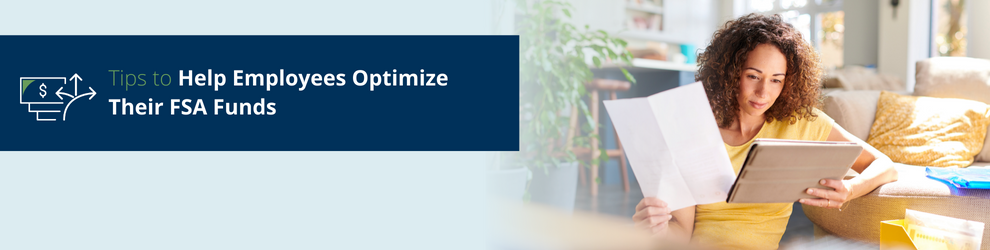 employee reviewing HSA fund options
